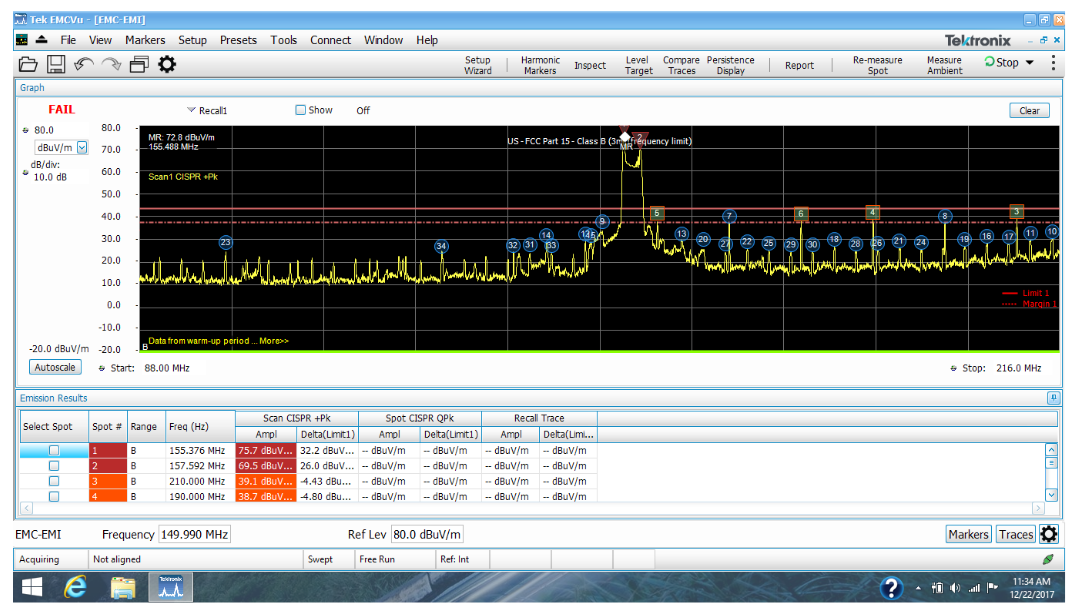 2001 SPECIFIED CALIBRATION INTERVALS