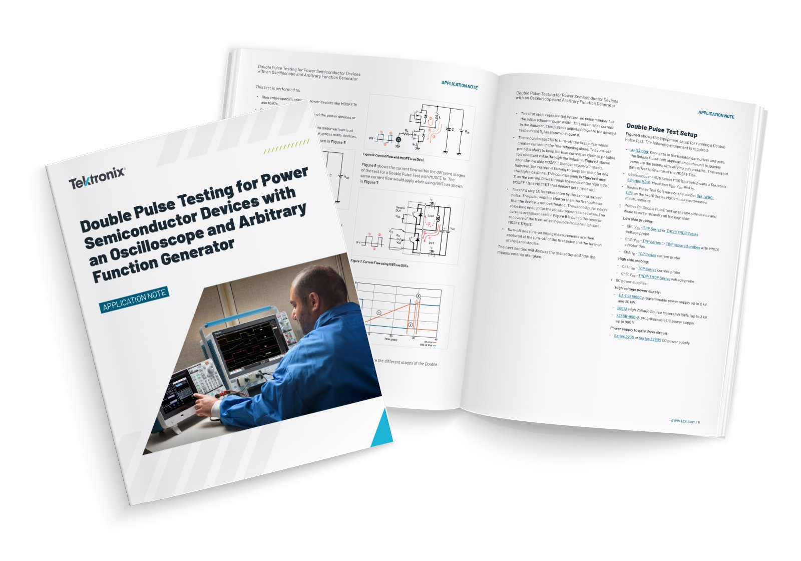 Double Pulse Testing with AFG and Oscilloscope App Note