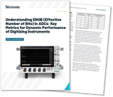Technical document for understanding ENOB (Effective Number of Bits) in ADCs: key metrics for dynamic performance of digitizing instruments