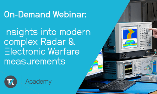 Insights into modern complex Radar & Electronic Warfare measurements