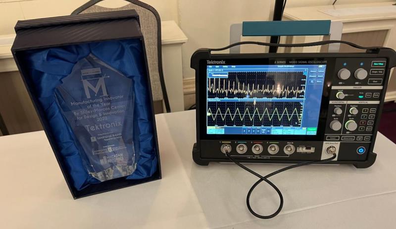 Manufacturing innovator of the year award next to the 2 Series MSO
