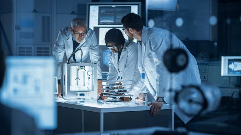 Product development managers discussing HALT tests options