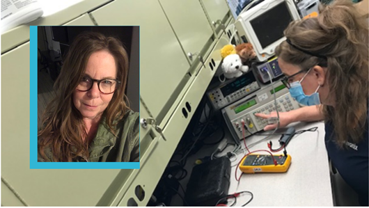 Suzanne Strakna is a biomedical test equipment technician.