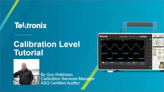 Tektronix tutorial calibration levels explained