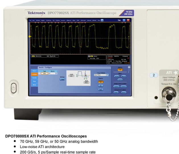 DPO70000SX Digital Oscilloscope Datasheet