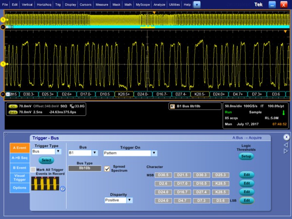 DPO70000SX Digital Oscilloscope Datasheet
