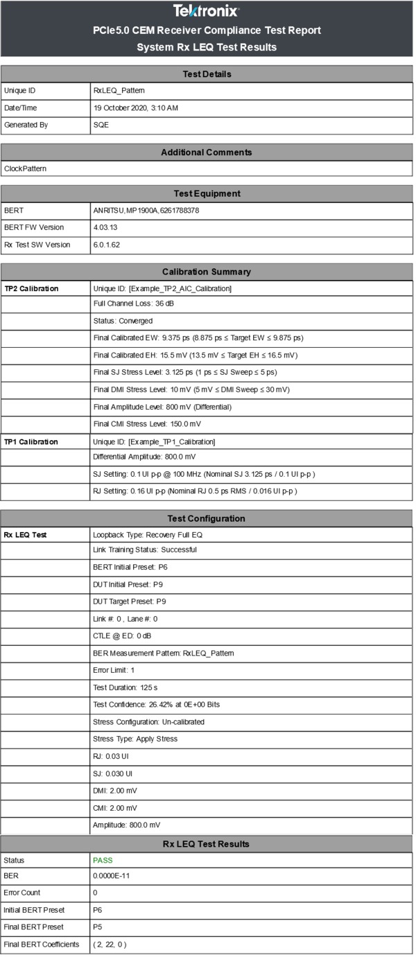 PCIExpress Rx Test Suite EN US 61W 73782 5