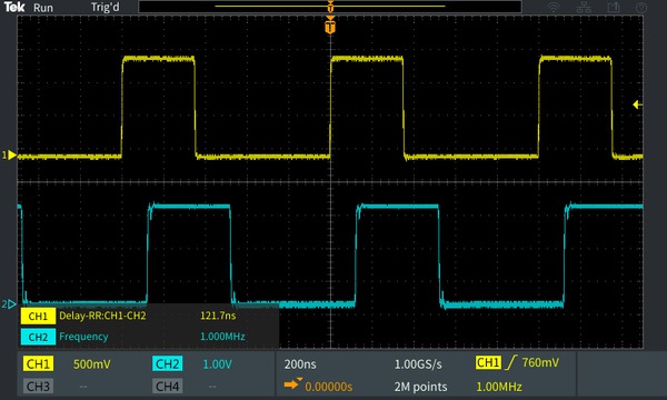 TBS2074B Tektronix, Oscilloscope numérique, TBS2000B Series, 4