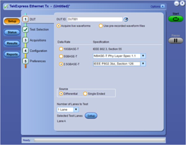 TekXpress 10GBASE T SW Datasheet