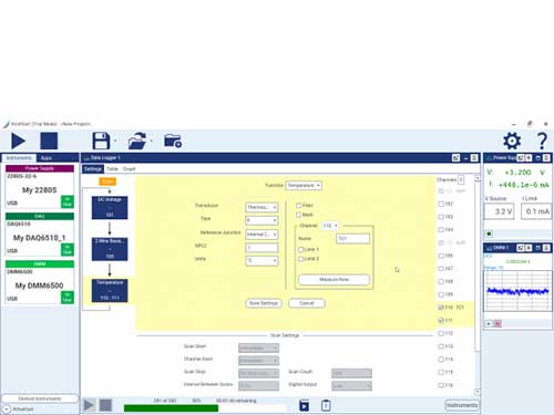 Keithley KickStart Software for I-V Characterization measurements