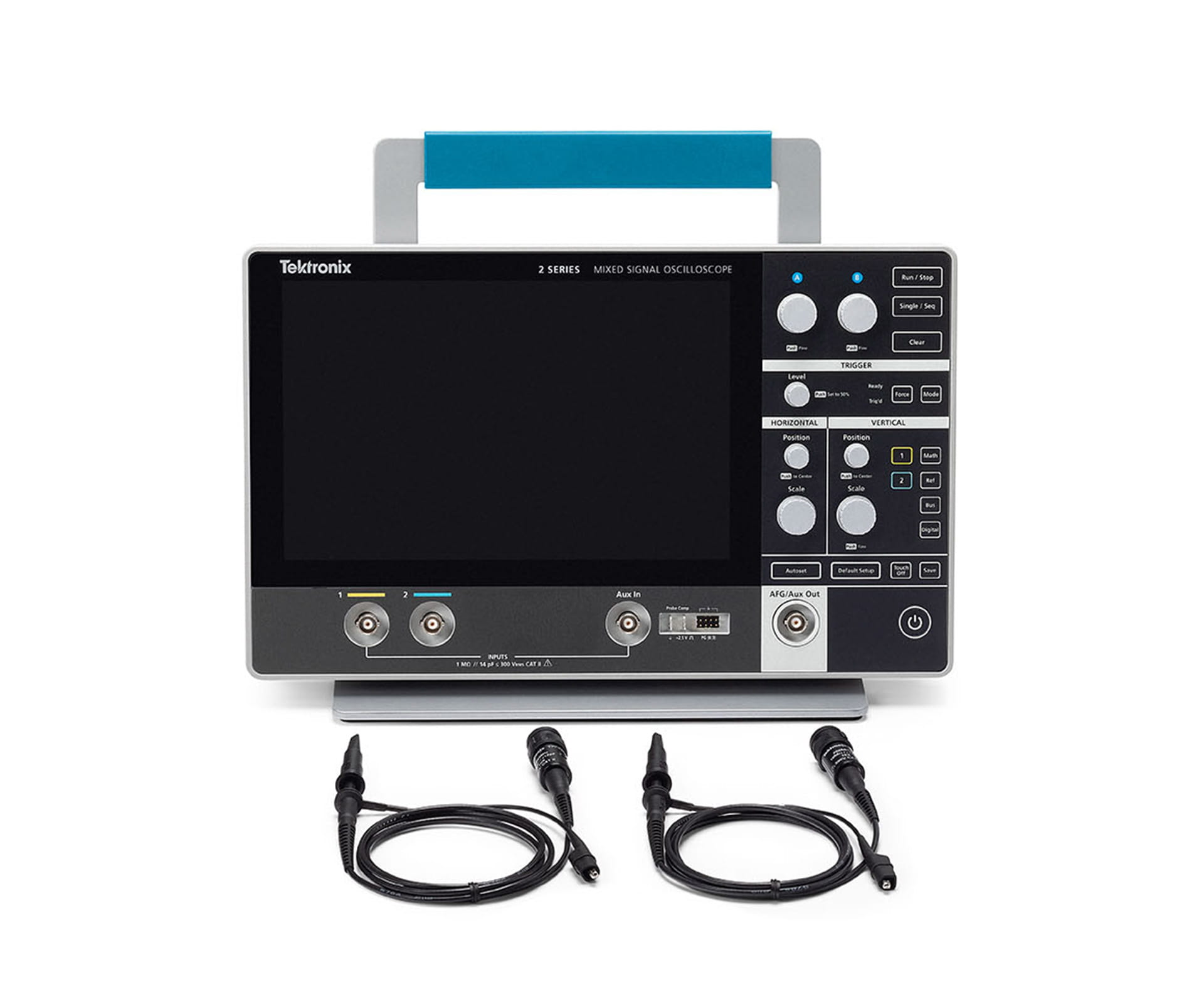 MSO22 Oscilloscope: 70 MHz - 500 MHz, 2 Analog and 16 Digital