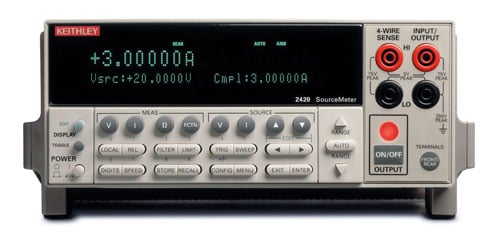 Keithley 2420 SMU Front