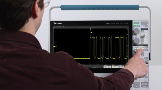 Tektronix Oscilloscope UI TekScope