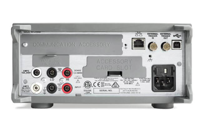 Keithley DMM6500 6.5桁マルチメータ、グラフィカル・タッチスクリーン