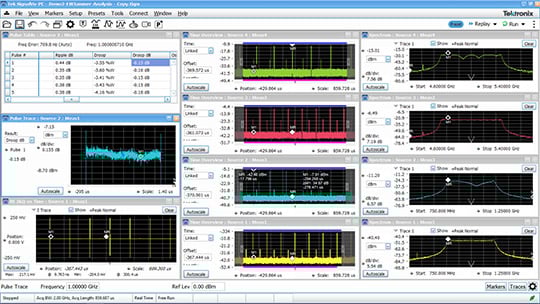 SignalVu-PC Optional RF applications