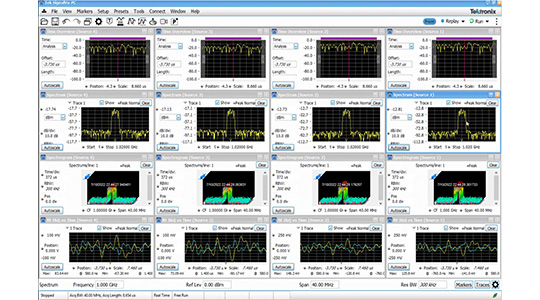 SignalVu-PC Optional RF applications