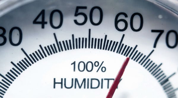 A hygrometer
