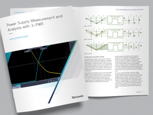Power Supply Measurement and Analysis with 3-PWR