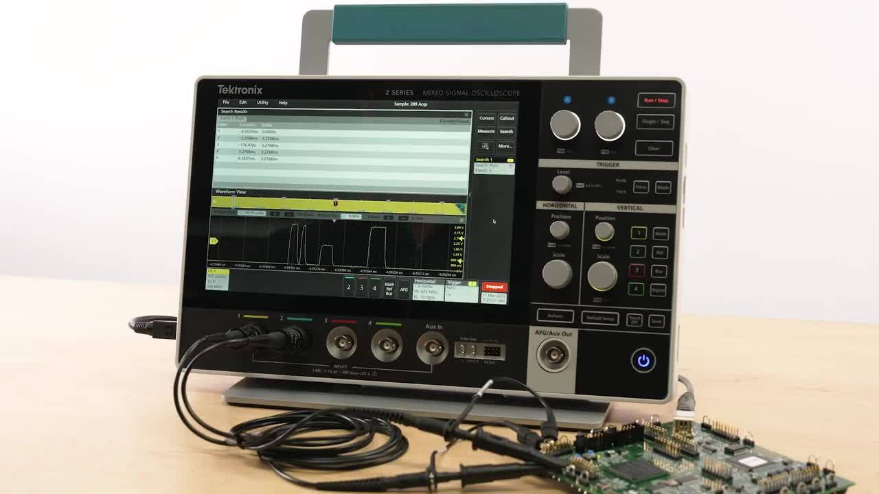 2 Series MSO Mixed Signal Oscilloscope  Advanced Triggering and Search and Protocol Decode