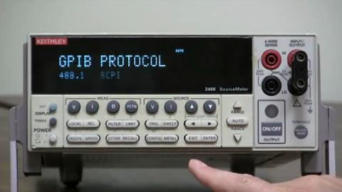 2400 Series - How To Setup GPIB-RS-232 Communication | テクトロニクス