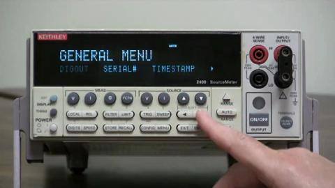 2400 Series  How To Find The Serial  and Firmware Revision