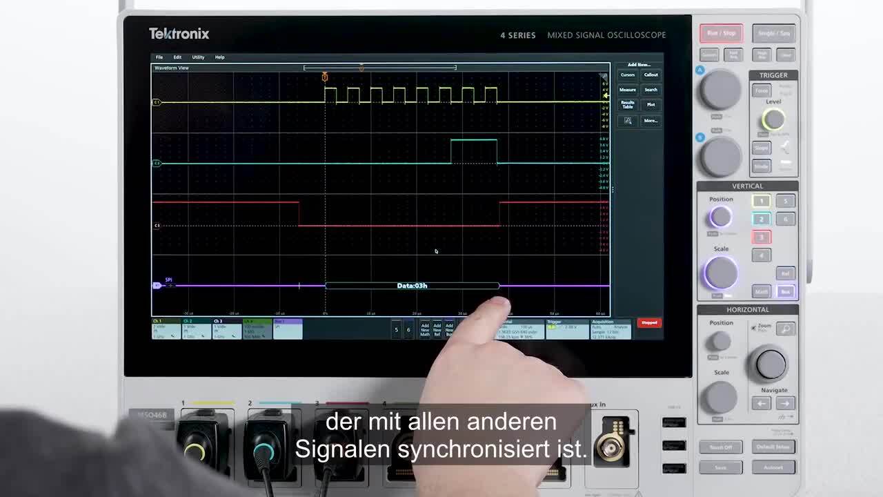 4 Series B MSO - Probes_Protocols_Spectrum Analysis_ Power Analysis_and_More_de