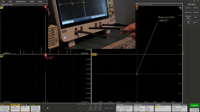 6 Series MSO Channel-to-Channel Phase Measurements