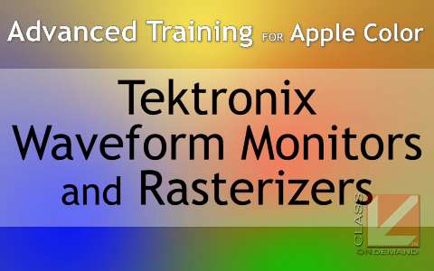 Advanced Training for Apple Color using a WFM8300 Video