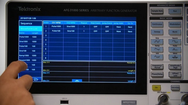 AFG31000 - Advanced Mode