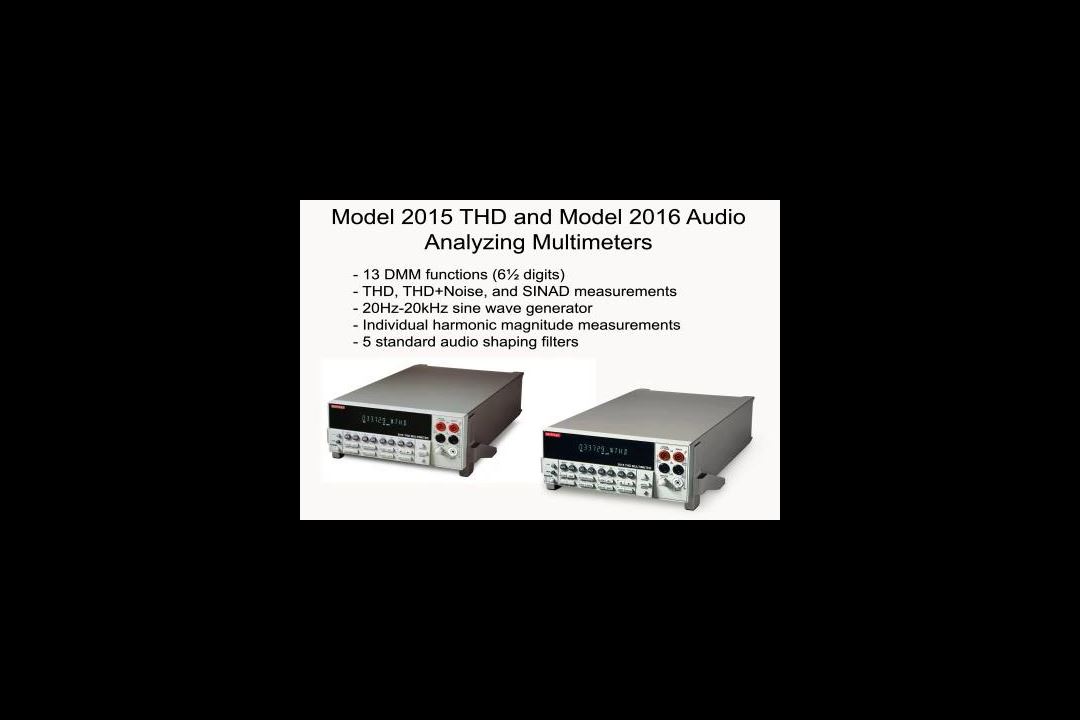 Digital Multimeter Family Overview