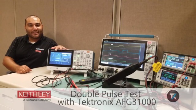 Double Pulse Test with the AFG31000