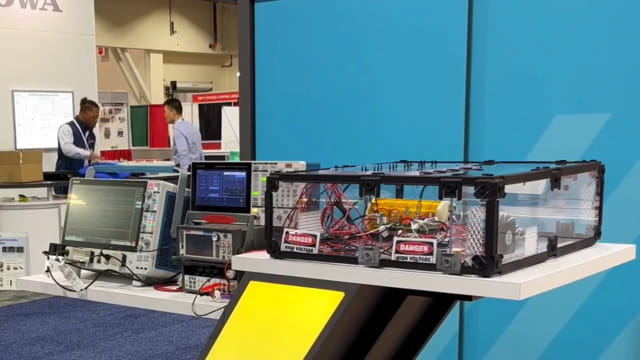 Double Pulse Testing at Automotive Expo | テクトロニクス