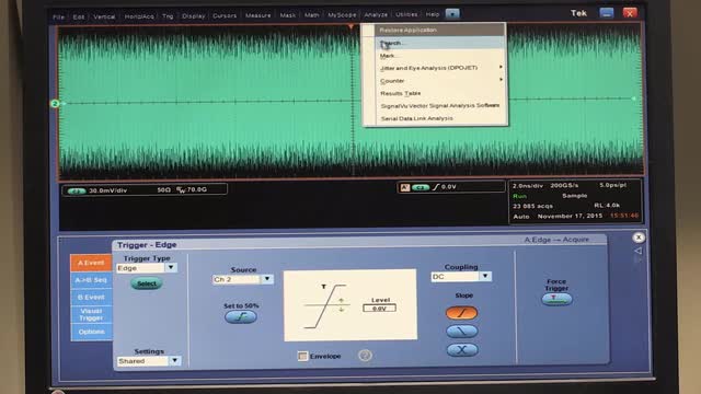 DPO70000SX Oscilloscope Performance Video Series Jitter Noise Floor