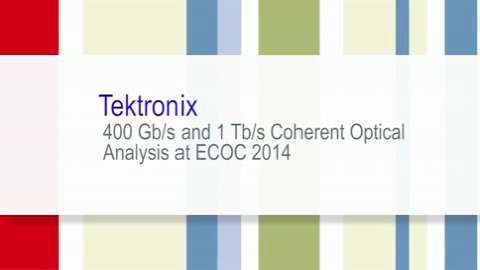 ECOC 2014 400Gb-s and 1 Tb-s Coherent Optical Analysis