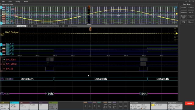 Finding anomalies on a 6 Series B MSO Oscilloscope