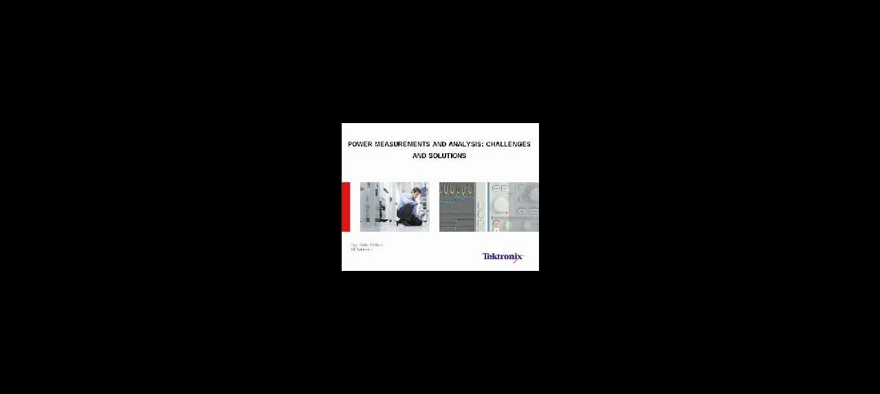 Green Electronics  How to make efficient SMPS Power Measurements