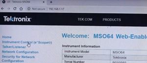How to control Tek Scope over LAN