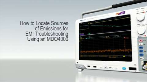 How to Locate Sources of Emissions for EMI Troubleshooting Using an MDO4000