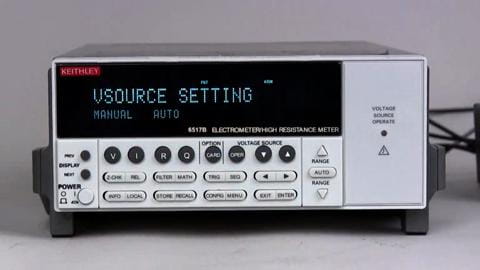 How To Make A Resistance Measurement Using The Model 6517b Electrometer With Auto And Manual Modes テクトロニクス How To Make A Resistance Measurement Using The Model 6517b Electrometer With Auto And Manual Modes テクトロニクス