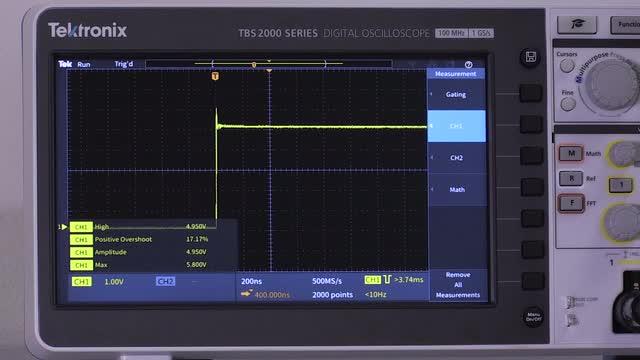 How to Use Auto Measurement Functions on a TBS2000 Oscilloscope to Create Pulse and Digital Signals