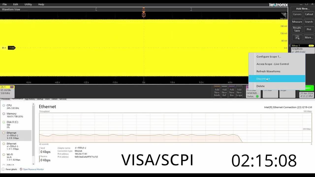 HSI vs VISA Waveform Transfer_en