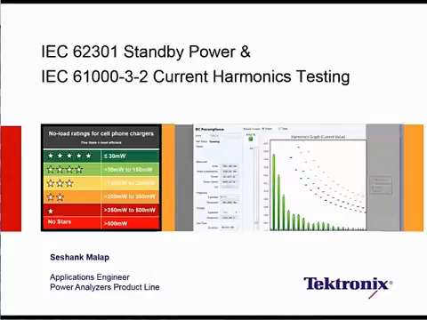IEC 62301 Standby Power and IEC61000-3-2 Current Harmonics Testing