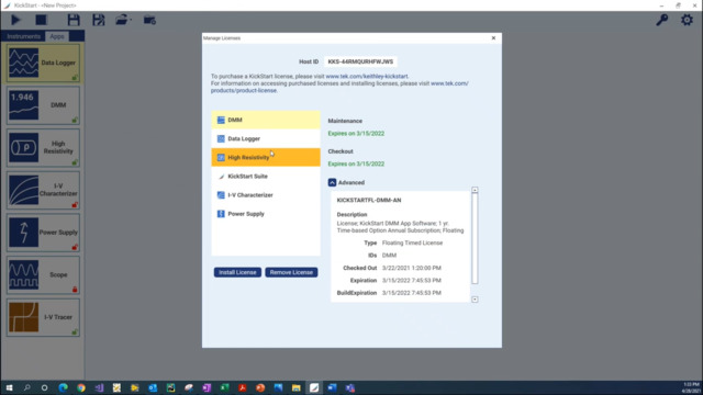 Keithley KickStart Software Licensing Overview and Demo_en