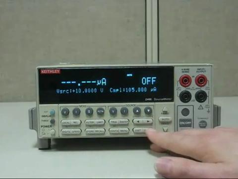 Model 2400 SourceMeter   How-To Source 10V with 10 mA Compliance