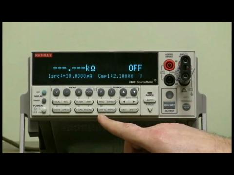 Model 2400 SourceMeter How-To Set Manual or Auto Ohms Mode