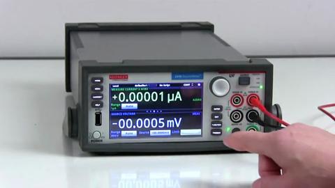 Model 2450 Interactive SourceMeter Instrument  Current vs Voltage Characterization