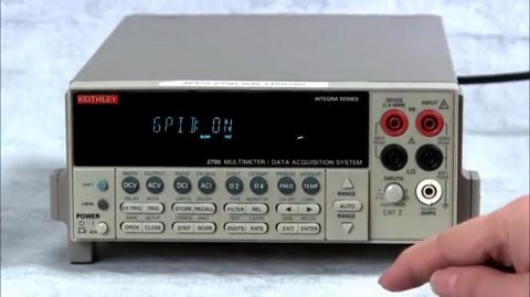 Model 2700 Multimeter-Data Acquisition System Configuring the GPIB Settings