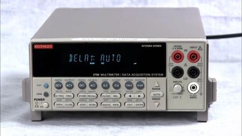 Model 2700 Multimeter-Data Acquisition System Configuring Trigger Delay