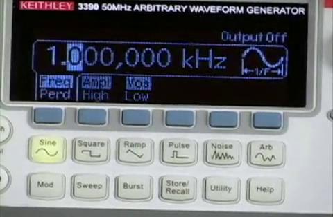 Model 3390 50MHz Arbitrary Waveform-Function Generator Sine Wave Output