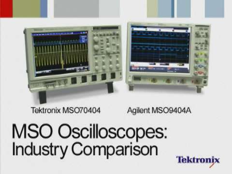 MSO70000 Industry Comparison Logic Channel Performance
